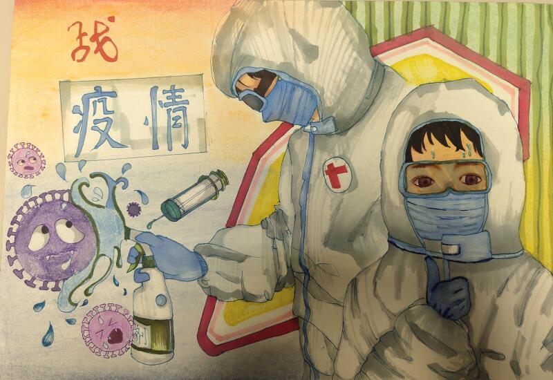 “疫情當(dāng)前，孩子們有‘畫’說(shuō)”作品展播（三十五）