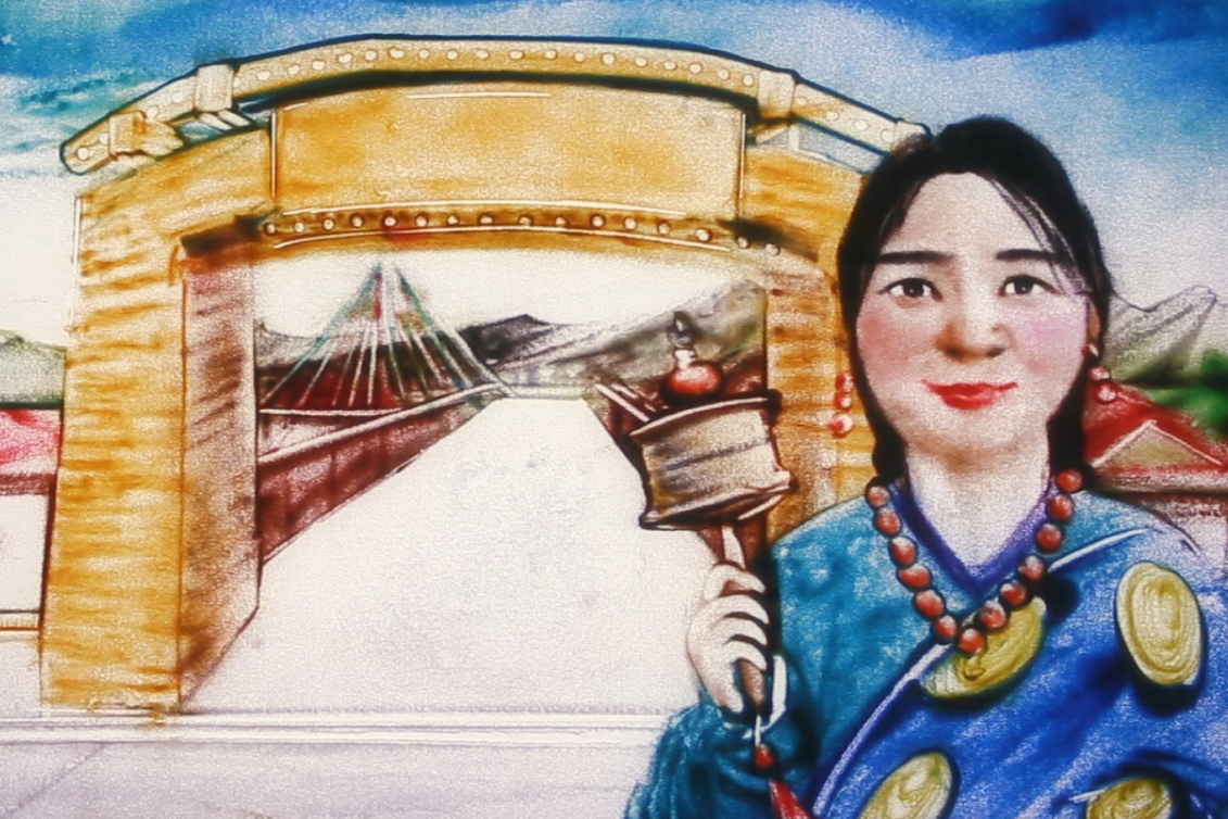 沙畫|奮力追夢(mèng)！2020決戰(zhàn)脫貧攻堅(jiān)“甘肅卷”