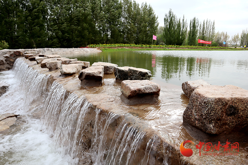 臨澤：內(nèi)疏外連構(gòu)建生態(tài)水系大網(wǎng)絡 再現(xiàn)“塞上江南”壯美景觀