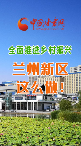 圖解|全面推進鄉(xiāng)村振興 蘭州新區(qū)這么做！