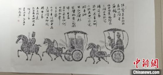 圖為傳拓作品?！〈蘖?攝