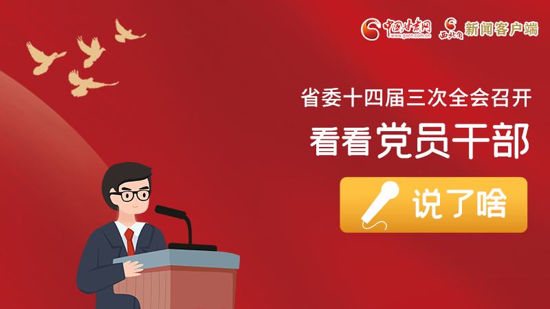 圖解|事關(guān)甘肅省委十四屆三次全會(huì)，黨員干部這么說！