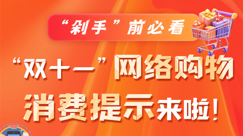 圖解|“剁手”前必看 “雙十一” 網(wǎng)絡(luò)購物消費(fèi)提示來啦！