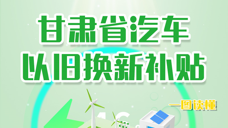 海報(bào)|重大利好！甘肅省汽車以舊換新補(bǔ)貼來了