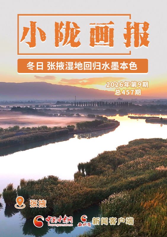 【小隴畫(huà)報(bào)·457期】冬日，張掖濕地回歸水墨本色 